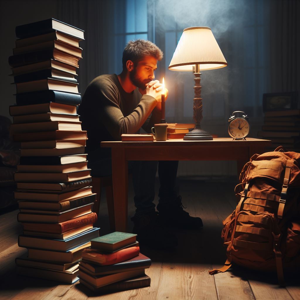 башня из книг
